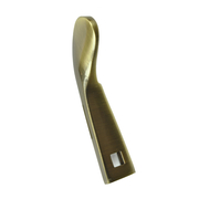 Antique Brass Lock Handle for 400 Series Casement or Awning Windows 1300101 Andersen 400 Series Casement or Awning Antique Brass Lock Handle Part Number 1300101